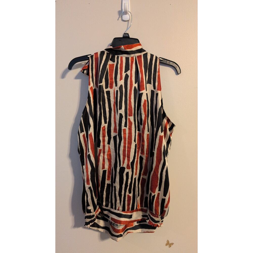 Worthington Multicolor Abstract Sleeveless Top Size 1X - Picture 4 of 4